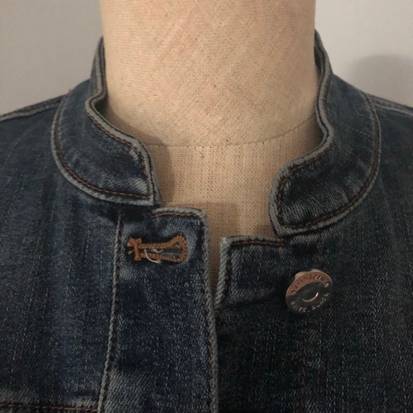 WHBM LONG SLEEVE NOVELTY DENIM JACKET - Picture 4 of 15